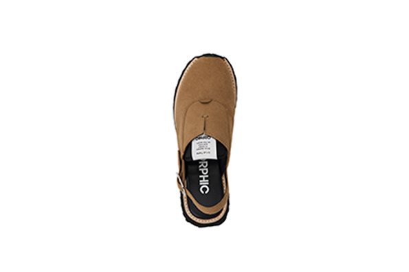 OFFICER SANDALS - GRAY BROWN